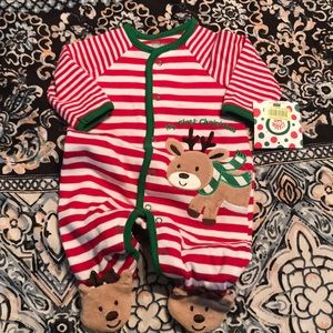 Little Me Newborn My First Christmas Sleeper NIT